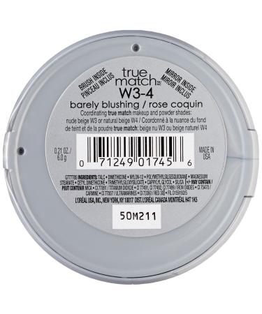 L'Oreal True Match Blush W3-4 Barely Blushing - Super-Blendable 0.21 oz - Buy Online on SooperMarket.com