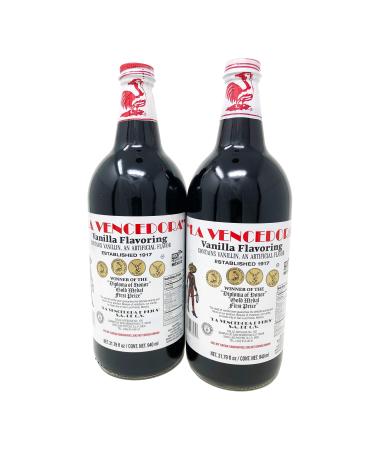 La Vencedora Mexican Vanilla 31.8Oz (Pack of 2) 31.79 Fl Oz (Pack of 2)