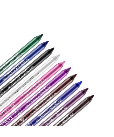 DELISOUL 10-color Eyeliner Pen Set - Glitter, Metallic, Pearl | Long-lasting & Smooth Eye Makeup Kit for Women | Includes Pencil Sharpener - Buy Online on SooperMarket.com