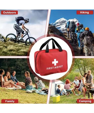 UV Stylish Medicine Bag Travel | Portable Empty First Aid Kit for Home Office Car Camping & Hunting - Red - Buy Online on SooperMarket.com