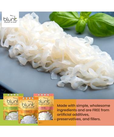 Blunt Konjac Noodles Penne Fetuccine and Spaghetti Variety 6 x 270 Grams - Easy-to-Make Instant Noodles Multipack - Gluten-Free & Rich in Fibre Shirataki Noodles UK - Ready in 2 Minutes - Buy Online on SooperMarket.com
