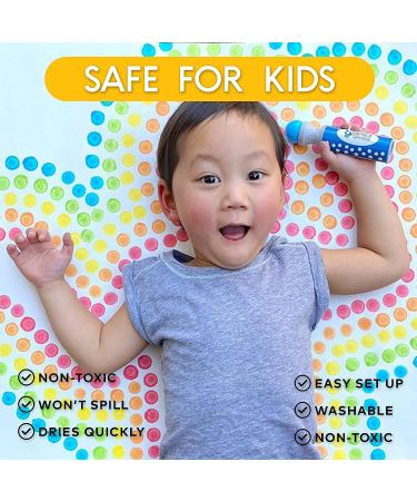 Washable Dot Markers 16 Pack with Activity Sheets - Kids Arts & Crafts Kit with Glitter - Toddler & Preschool Supplies - Buy Online on SooperMarket.com