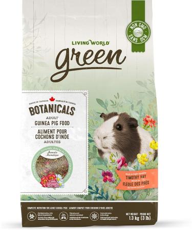 Living World Green Botanicals Adult Guinea Pig Food 1.36 kg (3 lb) - Buy Online on SooperMarket.com