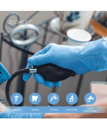 3 mil Blue Nitrile Gloves - Small (Pack of 100) | Latex-Free, Chemo-Rated Disposable Gloves - Buy Online on SooperMarket.com