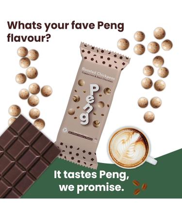 Peng Roasted Chickpeas Snack (6 x 30g) - High Protein Plant-Based Cappuccino Flavor - Buy Online on SooperMarket.com
