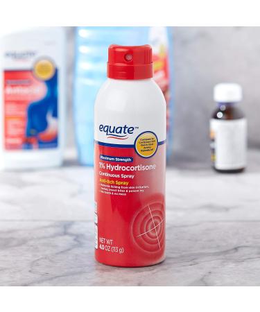 MUHU Equate Maximum Strength Anti-Itch Continuous Spray 4.0 oz - Fast-Acting Relief (1 Pack) - Buy Online on SooperMarket.com