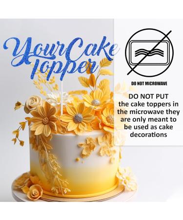 Trimming Shop Glitter Happy Retirement Cake Topper Holiday Beach Style Design for Farewell Retired Party Celebration Cake Decoration Supplies - Green - Buy Online on SooperMarket.com