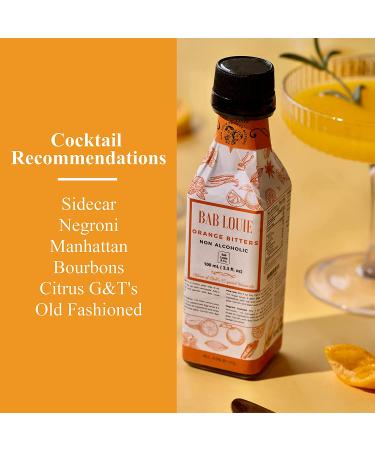 Bablouie Orange Bitters - 3.3oz Non-Alcoholic Craft Bitters with Distinct Citrus Notes for Classic Cocktails - Buy Online on SooperMarket.com