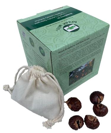 Buy Organic De-seeded Soapberry (12 oz) with Wash Bag - Eco-Friendly Laundry Solution - Buy Online on SooperMarket.com