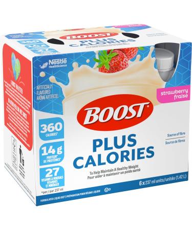 BOOST PLUS Complete Nutrition Drink Strawberry 6x237ml Bottles Case Pack of 4 Packaging May Vary - Buy Online on SooperMarket.com