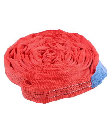 High-Quality 4m Polyester Crane Lifting Rope | Durable Flat Lifting Strap for Ship Transport | Wear-Resistant & Tight Seams - Buy Online on SooperMarket.com