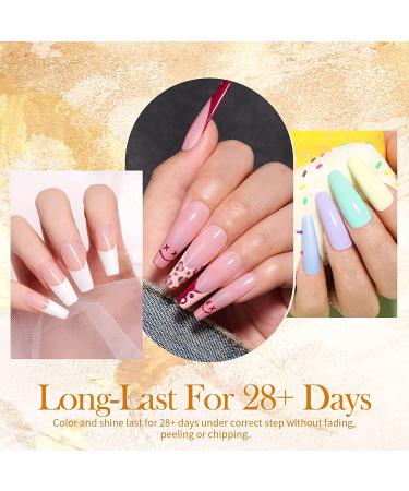 BORN PRETTY Builder Nail Gel Clear 56g | Nail Extension Gel Manicure Set with Forms & Brush Tools - Buy Online on SooperMarket.com