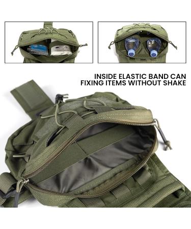 Buy Excellent Elite Spanker Service Hunt Dog Backpack - Adjustable Military Green Saddlebag for Medium & Large Dogs - Buy Online on SooperMarket.com