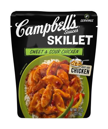 Campbell's Sweet & Sour Chicken Skillet Sauce - 11 oz | Delicious & Easy to Make - Buy Online on SooperMarket.com