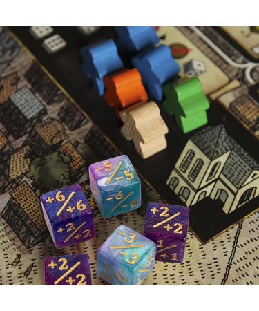 48 Pieces MTG Dice Counters Buff Token Dice Loyalty Dice Starry Marble D6 Dice Cube Compatible with Magic The Gathering  CCG  Card Gaming Accessory  4 Colors - Buy Online on SooperMarket.com