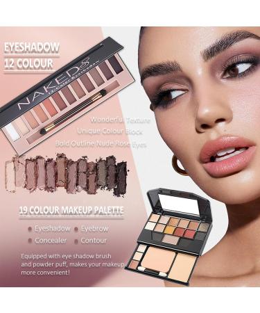 Shefave Makeup Sets for Women All in One Make Up Kit - Full Makeup Sets for Girls Teenagers with Eyeshadow Palette Lip Gloss Concealer Foundation Makeup Brush Makeup Gift Set Makeup Starter Kit Set 03 - Buy Online on SooperMarket.com