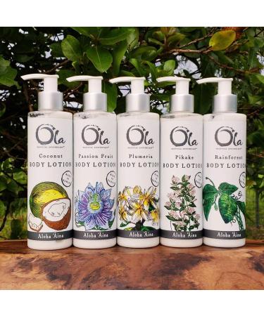 OLA TROPICAL APOTHECARY Coconut Body Lotion - Nourishing Tropical Oils & Plant Extracts | 8 fl oz - International Shipping Available - Buy Online on SooperMarket.com