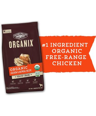 Castor & Pollux ORGANIX Organic Chicken & Oatmeal Dog Food - 10 lb Bag - Buy Online on SooperMarket.com