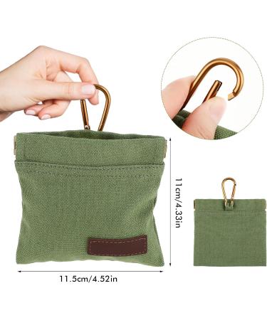 Jeffdad Dog Treats & Free-Handed Feed Bag for Training - Green Carabiner Closure | Perfect for Puppies - Buy Online on SooperMarket.com