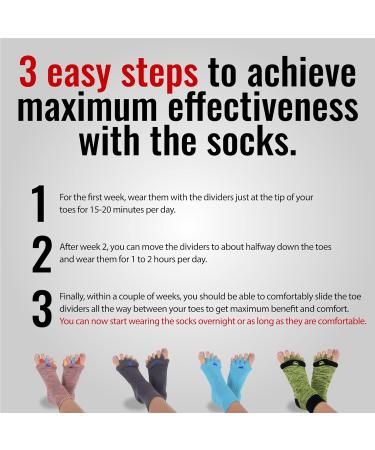 Original Foot Alignment Socks - Unisex Adult - Modern Light Gray - Size M - Buy Online on SooperMarket.com