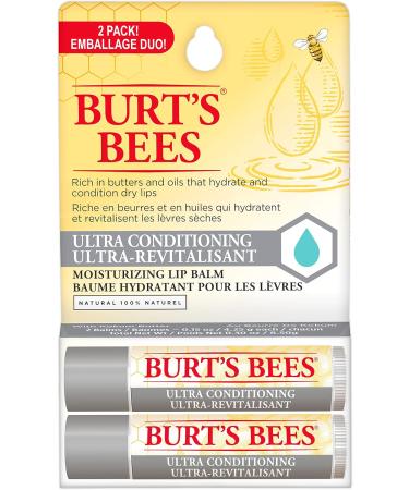 Burt's Bees Hydrating Lip Balm for Dry Chapped and Cracked Lips Mother's Day Gift & Tinted Lip Balm Rose Mother's Day Gift Gift for Mom 100% Natural - 1 Tube (Packaging may vary) Lip Balm + LIP_BALM HU-XI-178 - Buy Online on SooperMarket.com