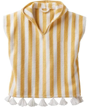 Buy Vertbaudet Baby Bath Poncho - Yellow Striped (Size 74-80) | International Shipping Available - Buy Online on SooperMarket.com