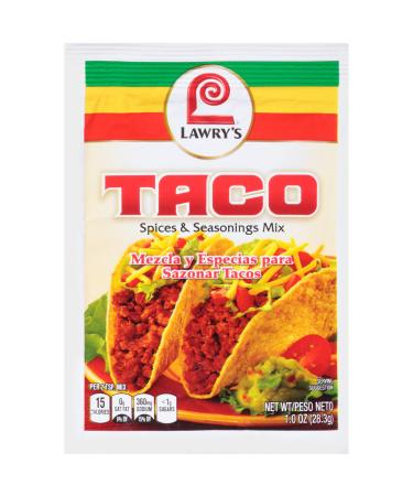 Lawry's Taco Spices & Seasonings Mix, 1 oz (Pack of 12) 1 Ounce (Pack of 12)