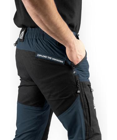 MNT10 Ocean Blue Hiking Pants for Men - Lightweight Breathable Water-Repellent Outdoor Gear with Practical Pockets & Robust Seams - Buy Online on SooperMarket.com