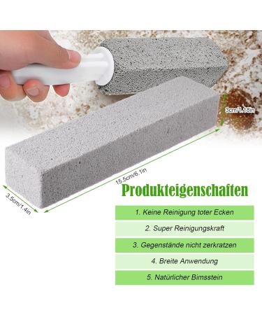 Premium Bimsstein Cleaner Kit - 2 Pumice Stones for Grill Oven & Kitchen - Efficient Brooding Block Cleaning - Buy Online on SooperMarket.com
