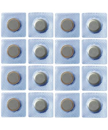 Hidden Magnetic Snap Invisible Magnets Sew in PVC for Thin Fabrics (Silver) (PVC-Square)