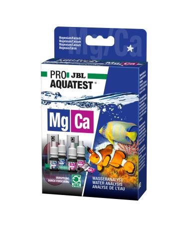 : JBL water test set for seawater aquariums Proaquatest MG-CA Magnesium-Calcium 6x10ml 1x2g (1-pack) 120 pieces (1-pack) Magnesium/Calcium