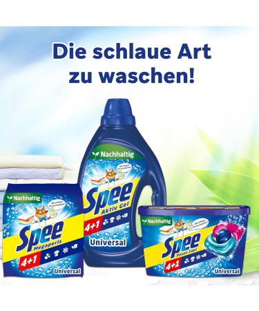 Buy Spee Active Gel 4+1 Universal Liquid Detergent (2.25L) 50 Wash Loads | Radiance Freshness & Sustainability | International Shipping Available - Buy Online on SooperMarket.com