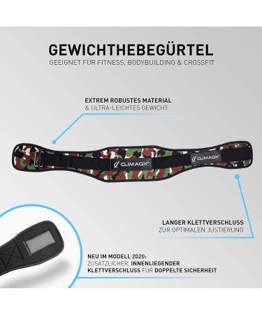 Climaqx Professional Weight Lifting Belt | Extra Strong Hold & Protection for Gym Fitness Bodybuilding & Weightlifting - Buy Online on SooperMarket.com
