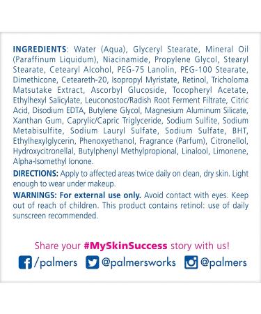 Palmers Skin Success Anti-Dark Spot Fade Cream with Vitamin E and Niacinamide - 4.4oz | Reduce Dark & Age Spots | For All Skin Types - Buy Online on SooperMarket.com