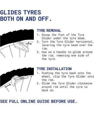 Rehook Tyre Glider - Portable Bicycle Tyre Replacement & Bike Tire Remover Tool - Buy Online on SooperMarket.com