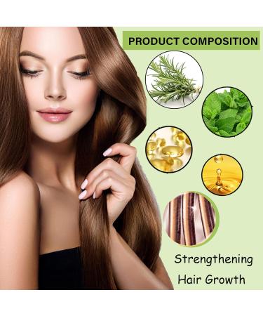Rosemary Oil for Hair Growth - Essential Oil & Scalp Treatment for Men & Women | Nourishes & Reduces Hair Loss - 59ML - Buy Online on SooperMarket.com