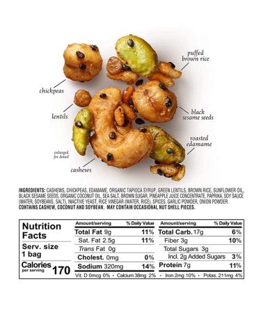 Sahale Snacks Bean + Nut Snack Mix Variety Pack - 12 x 1.25 Oz | Healthy Snack - Buy Online on SooperMarket.com