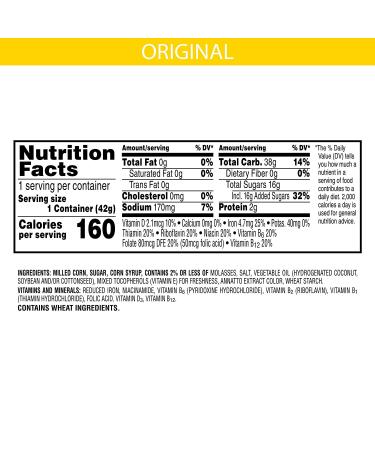 Kellogg's Corn Pops Cereal Cup | Single Serve Original 1.5oz Cup | 8 Vitamins and Minerals - Buy Online on SooperMarket.com