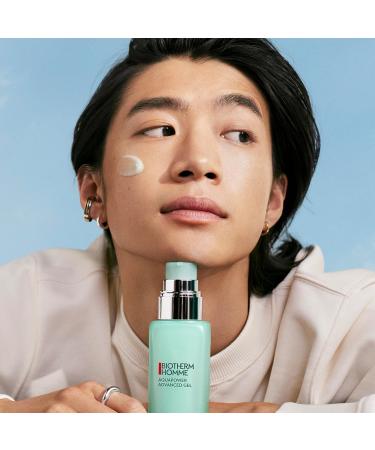 Biotherm Homme Aquapower Advanced Gel - Refreshing Facial Gel with Life Plankton & Oligo Minerals | Intensive Day Care for Vitalized Skin | 2-Part Set - Buy Online on SooperMarket.com