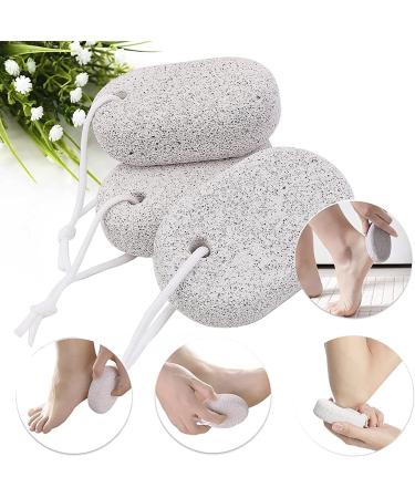 PHOGARY Natural Pumice Stone for Feet 3 PCS - Lava Pedicure Tools for Callus Removal on Feet and Hands - Exfoliating Foot File for Dead Skin Removal - Buy Online on SooperMarket.com