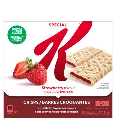 Kellogg's Special K Fruit Crisps Strawberry Flavour 10 Crisps 125g box
