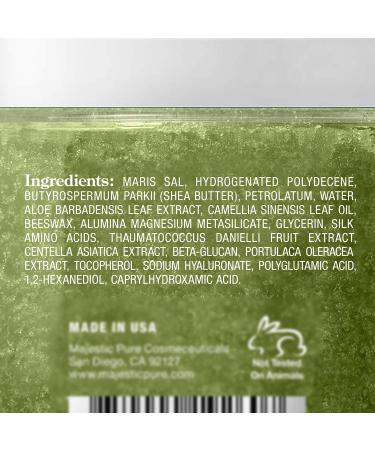 Matcha Green Tea Body Scrub - All Natural Exfoliator & Moisturizer - 10 oz Gift for Her - Buy Online on SooperMarket.com