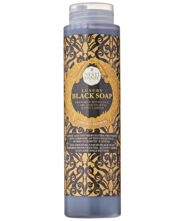 Nesti Dante 251261 10.2 oz Luxury Liquid Black Soap Shower Gel with Vegetal Active Carbon