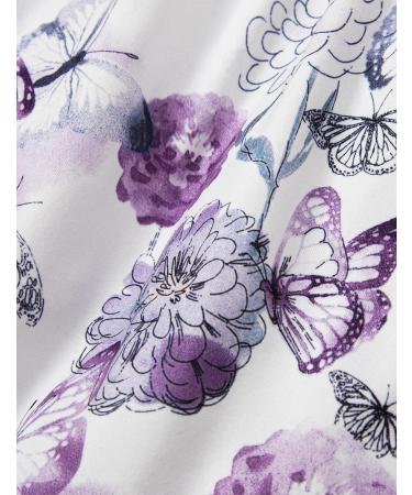 Puseky Toddler Baby Girls Floral Dress and Coat Set 6-12 Months - Purple Outfit - Buy Online on SooperMarket.com