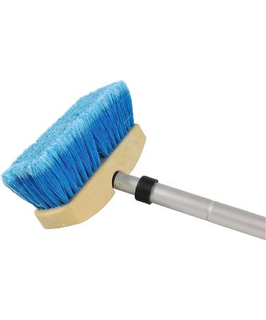 STAR BRITE Marine Deck Brush w/Telescoping Aluminum Handle 2'-4' Blue - 040097 - Buy Online on SooperMarket.com