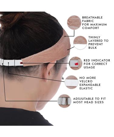 Madison Headwear Wig Grip Headbands for Women - Adjustable Velvet Comfort - No-Slip Lightweight Material - Beige - Buy Online on SooperMarket.com