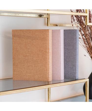 Linen Photo Album for 6x4 Photos | 200 Slip-in Pockets | Sturdy & Long Lasting | Book Bound Fotoalbum with Extra Space for Notes | Ideal Gift for Family & Friends - Buy Online on SooperMarket.com