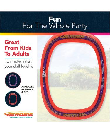 Aerobie Pro Blade Throw Ring - Lightweight Kids Toy for Disc Golf & Outdoor Games - Red Pro Blade - Buy Online on SooperMarket.com