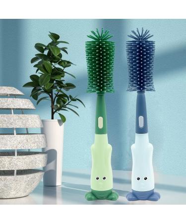3 in 1 Bottle Brush Kit for Baby Bottles - Green - Buy Online on SooperMarket.com