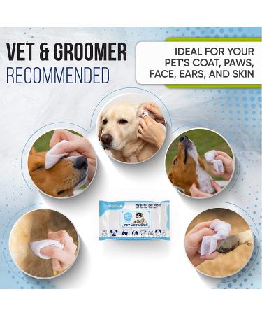 MAGICARE Pet Wipes 8x8 Inch Unscented Dog Paw Cleaner Wipes (400 pcs) - Ideal for Dogs & Cats - Buy Online on SooperMarket.com